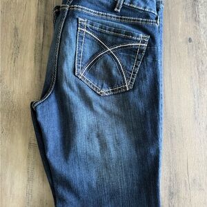 Ariat REAL Perfect Rise, Boot Cut Rosa Jeans 28S